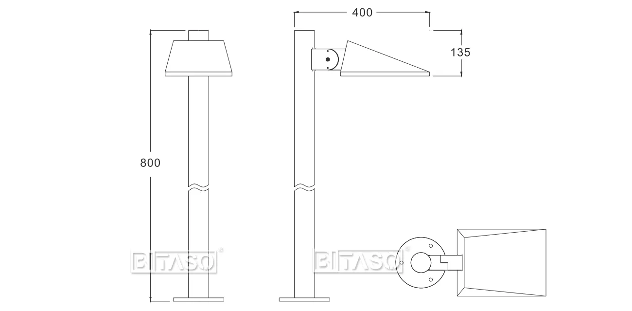 LUMINAIRE DIMENSION