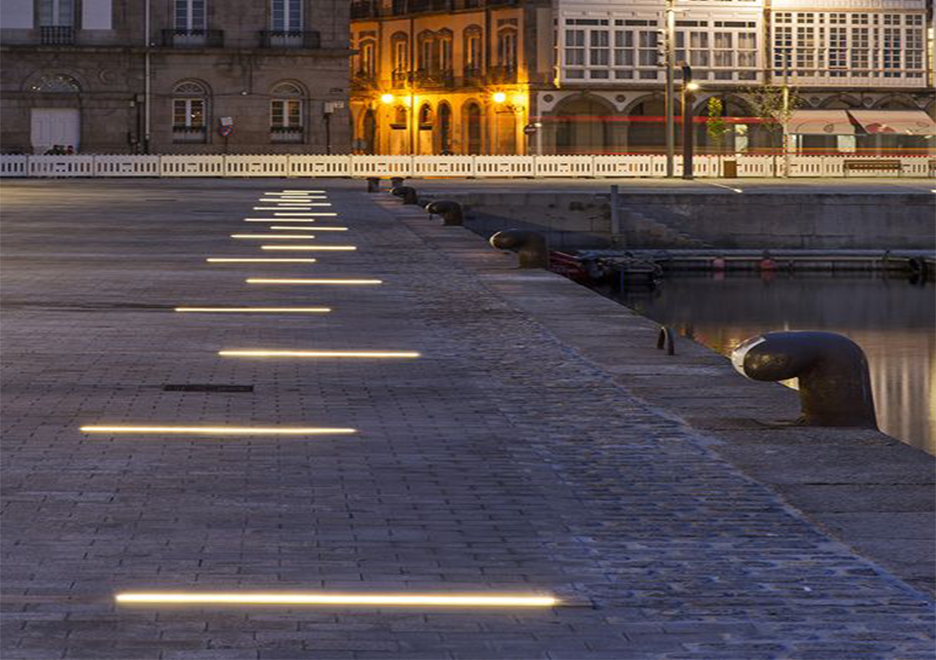 Powerful lighting performance inground light built-in power supply ...