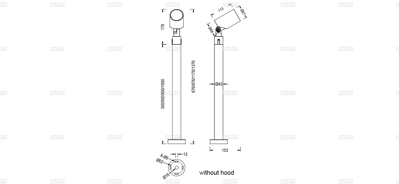 LUMINAIRE DIMENSION