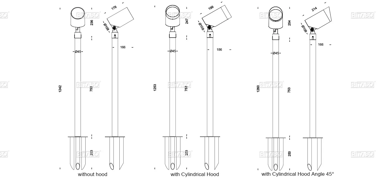 LUMINAIRE DIMENSION