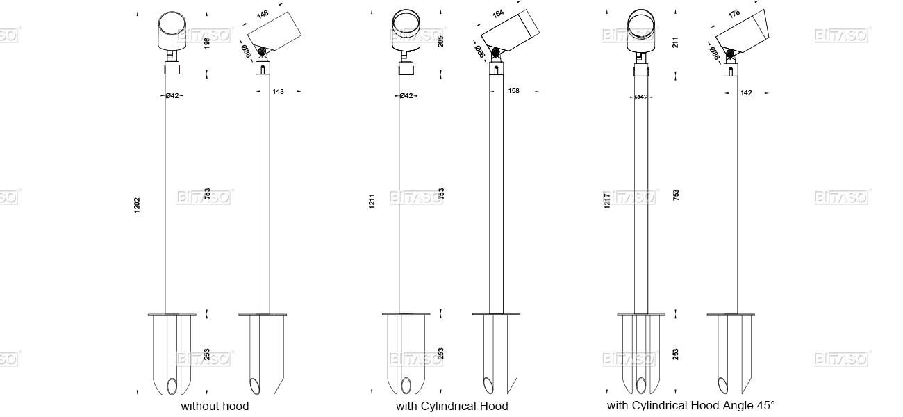 LUMINAIRE DIMENSION