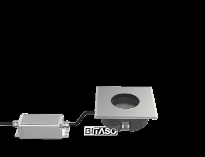 3-6W Super Slim Square SS316 Cover COB In-ground Luminaire DMX512 dimmable