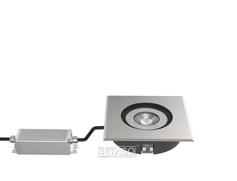 Square COB Ultra-slim LED In-ground Light For Multiple Applications